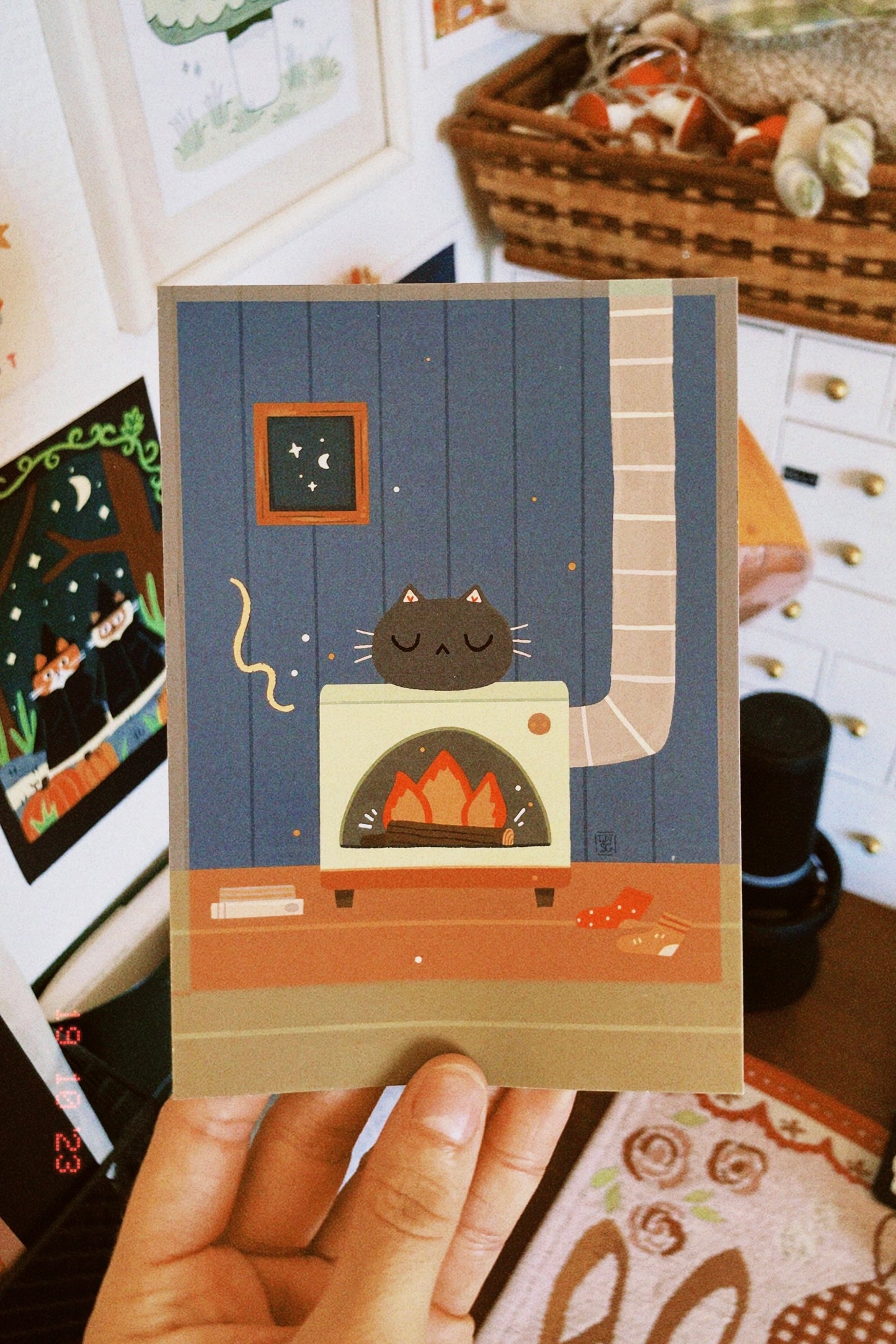 Illustration "Fireplace" (A6, A5)