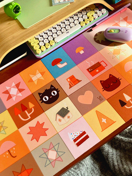 Tapis de bureau Patchwork (quantités limitées)