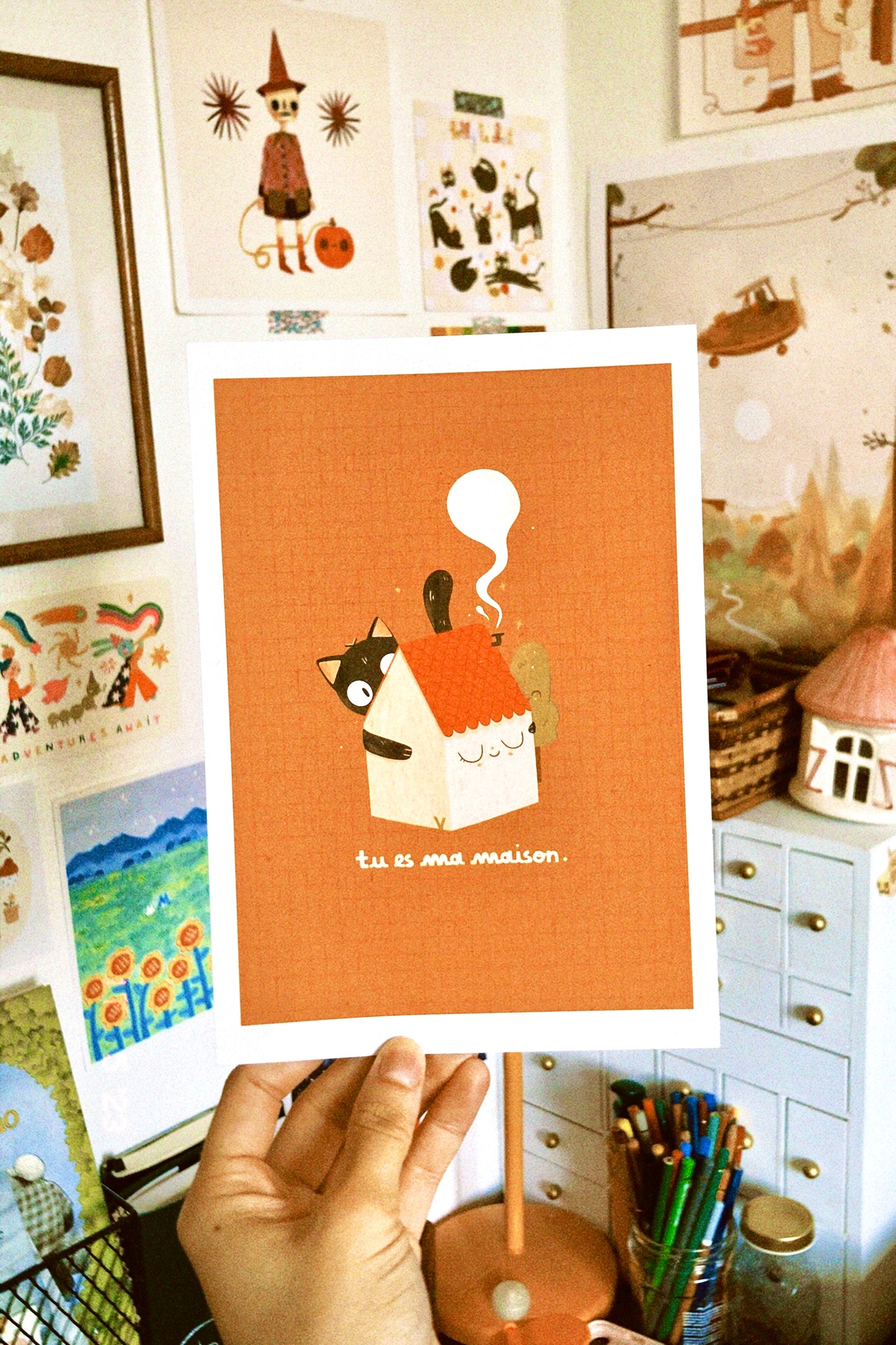 Illustration "Tu es ma maison" (A6, A5)