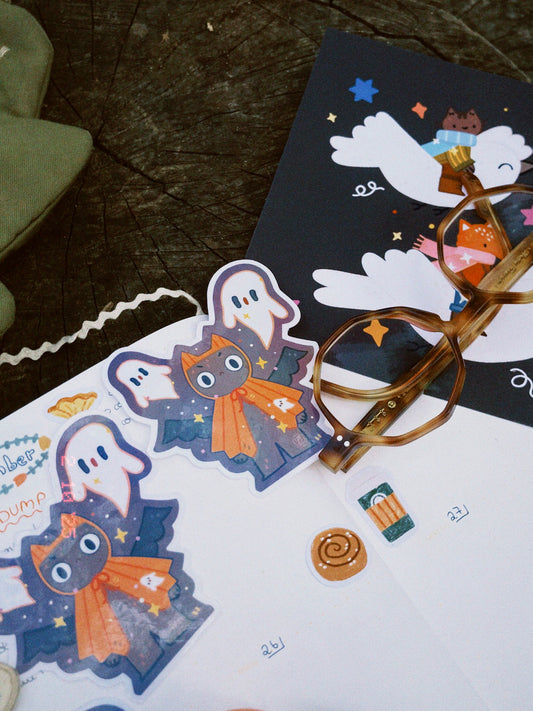 Sticker holographique "Chauve-Polly !"