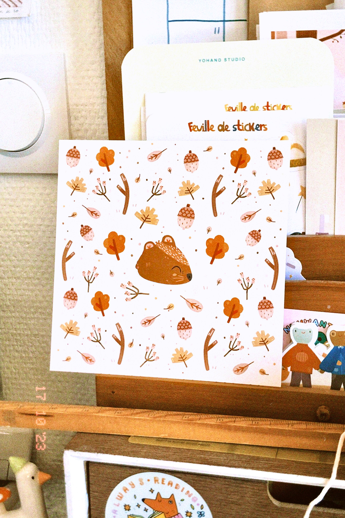 Illustration "Hymne à l'automne" (A5, A4, A3)