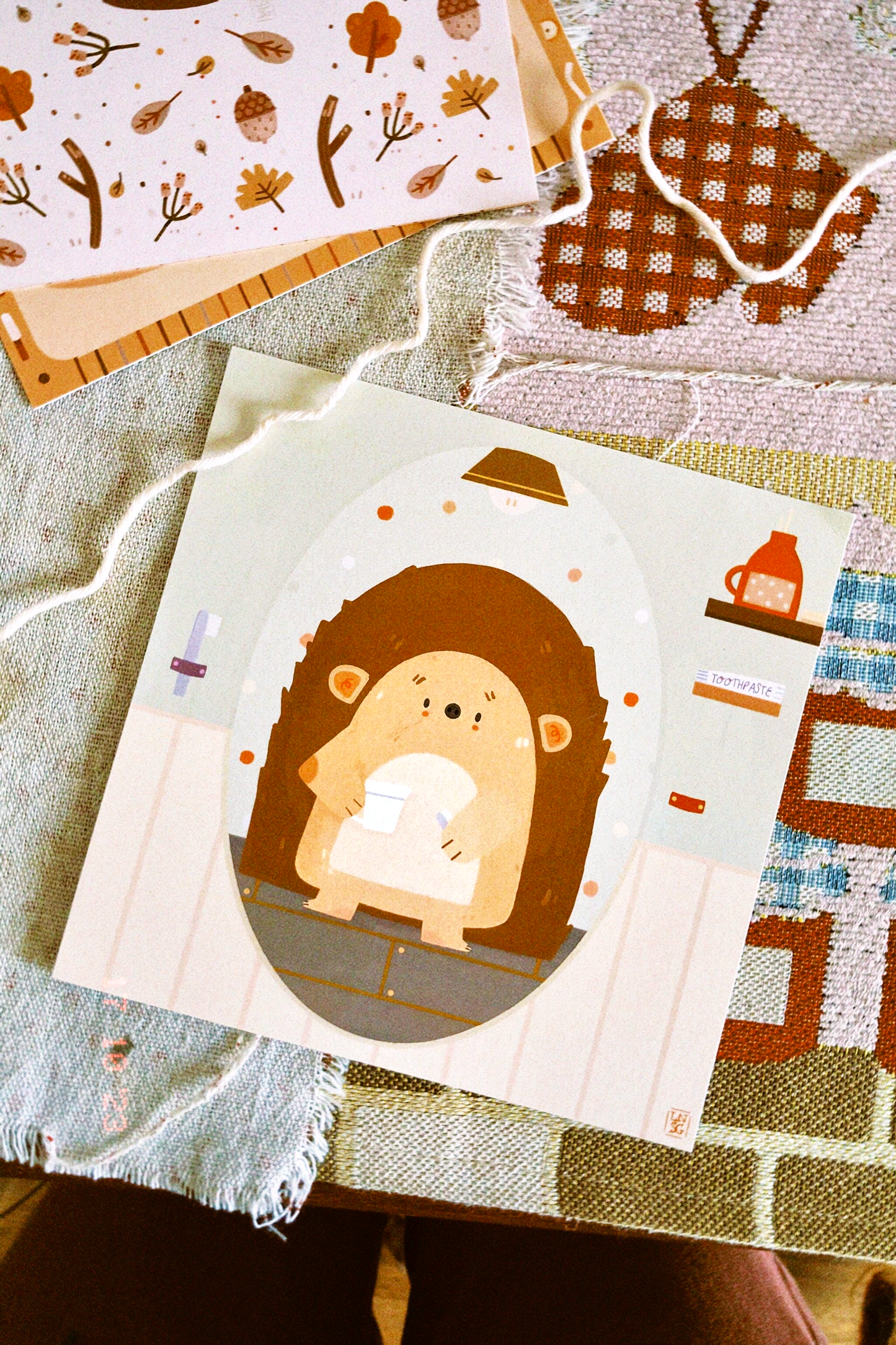 Illustration "Hedgehog" (A5, A4)