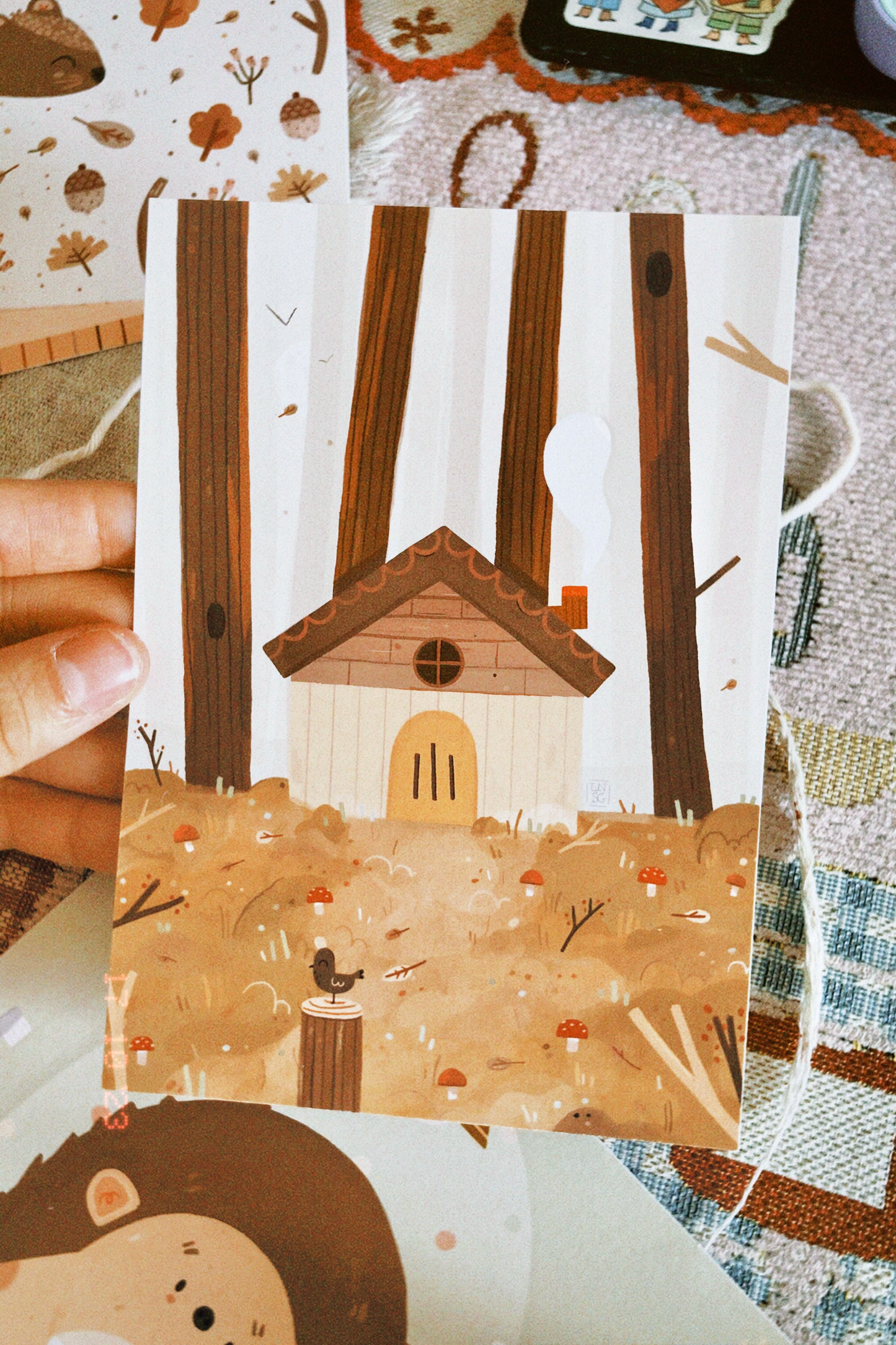 Illustration "Cabin" (A6, A5, A4, A3)