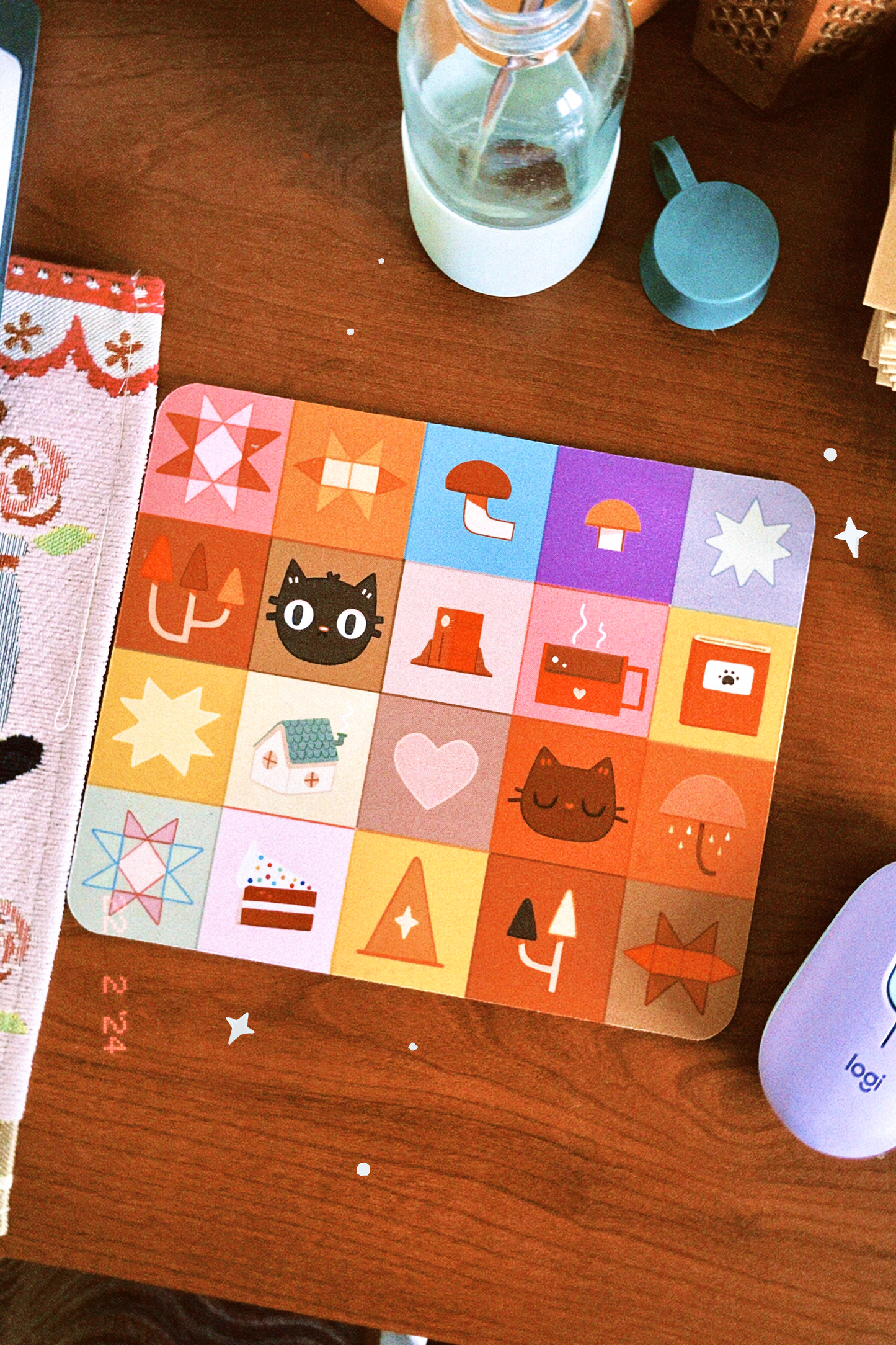 Tapis de souris Patchwork