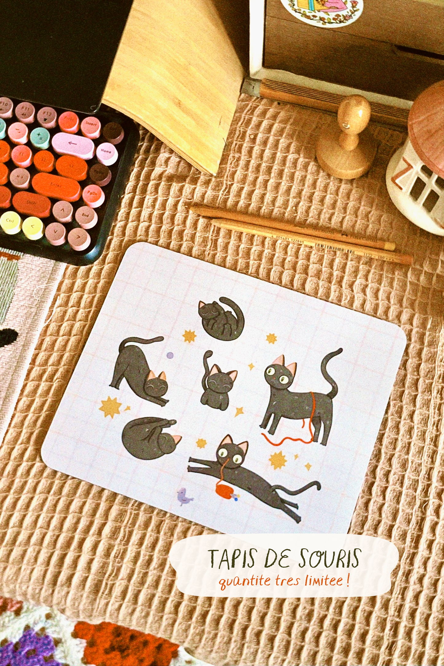 Tapis de souris "Polly sous toutes ses coutures" (quantité & édition limitée)