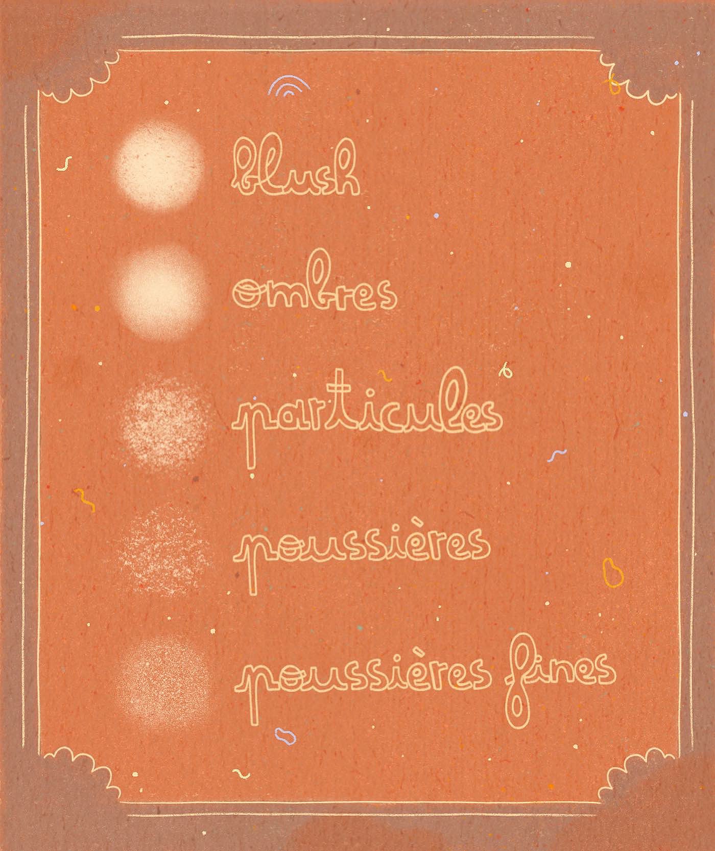 Lot de 10 pinceaux pour Procreate "Les essentiels"
