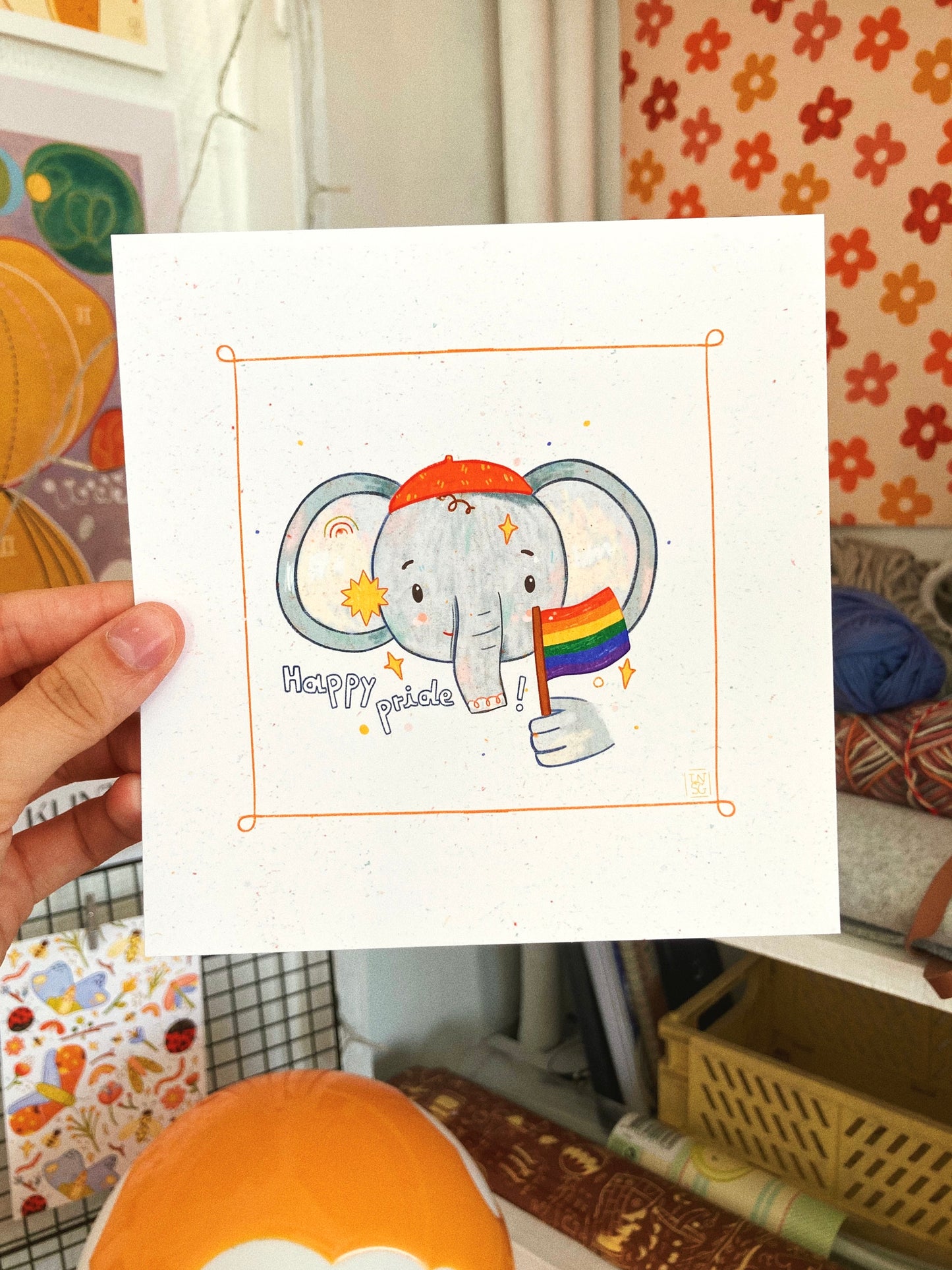 Illustration "Happy pride !" (A5, A4)