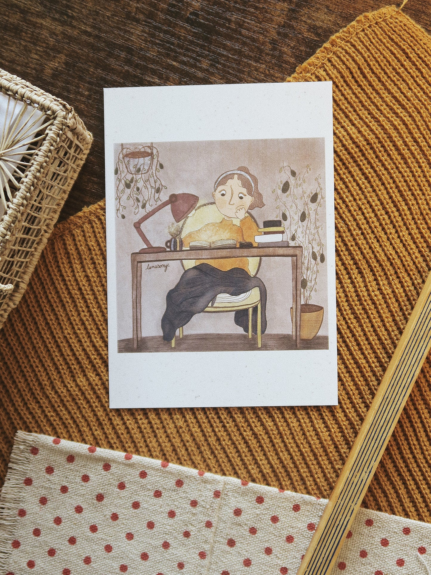 Carte postale "An attempt at writing"