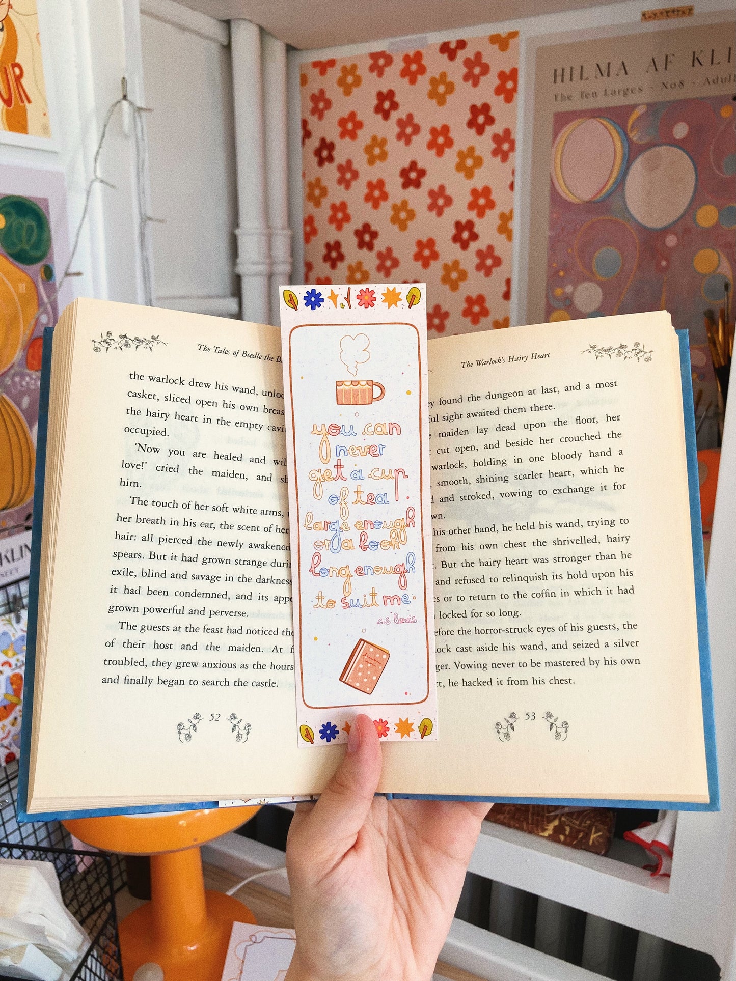 Marque-page "L'amour de la lecture"