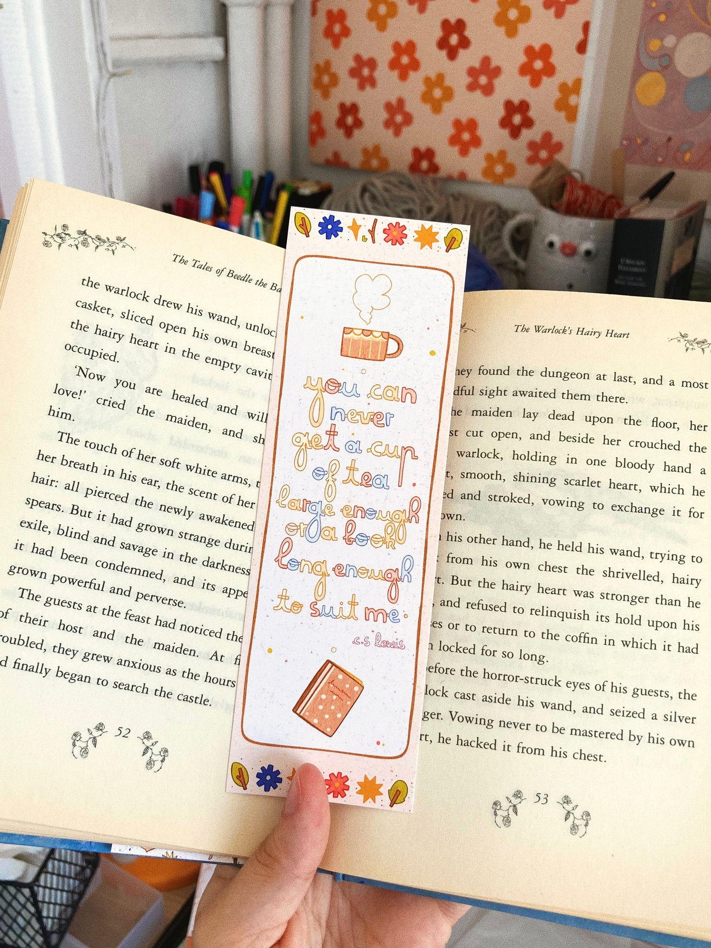 Marque-page "L'amour de la lecture"