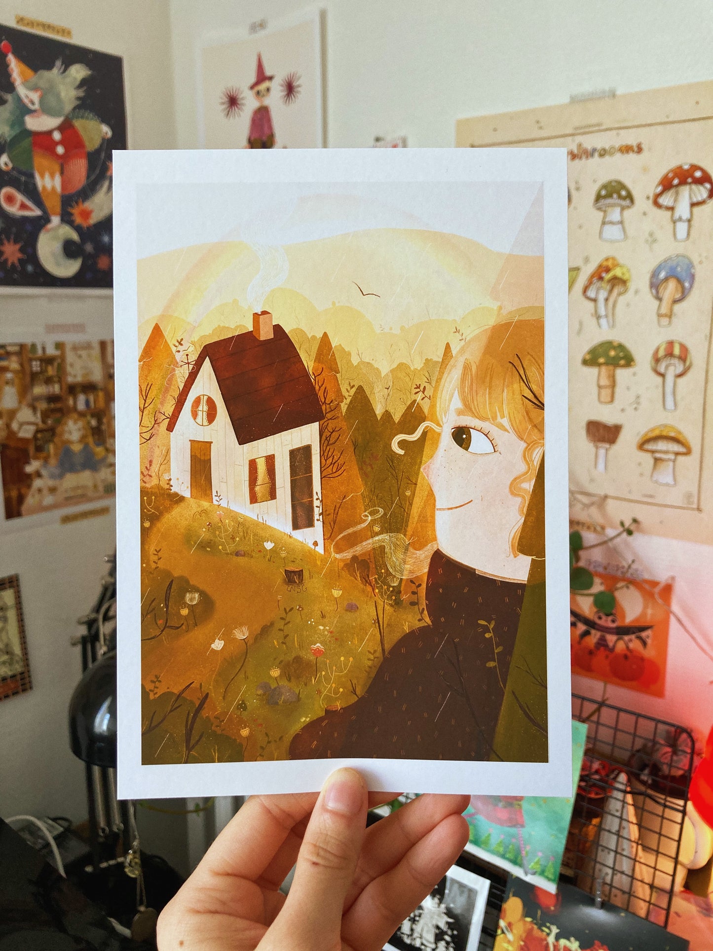 Illustration « L’arc en ciel » (A5, A4, A3)