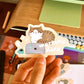 Sticker holographique "Working hard"