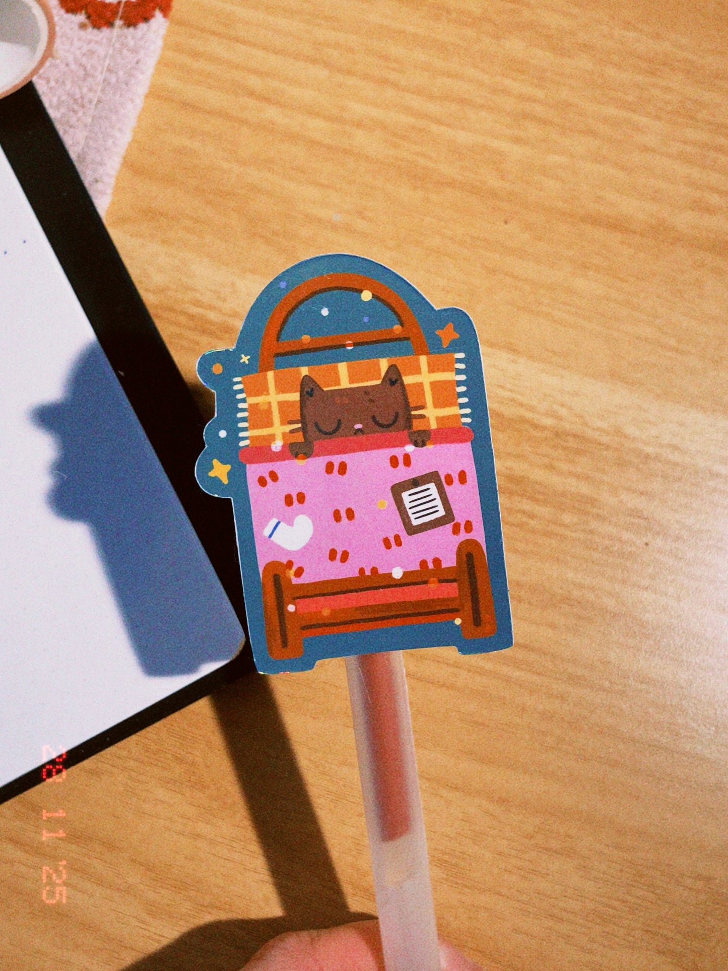 Sticker holographique "Slow down"