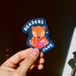 Sticker holographique "Readers club"