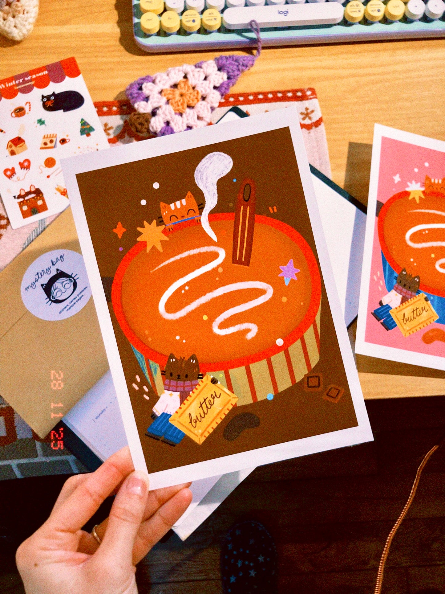 Illustration "La fabrique du chocolat chaud" (A6, A5, A4)