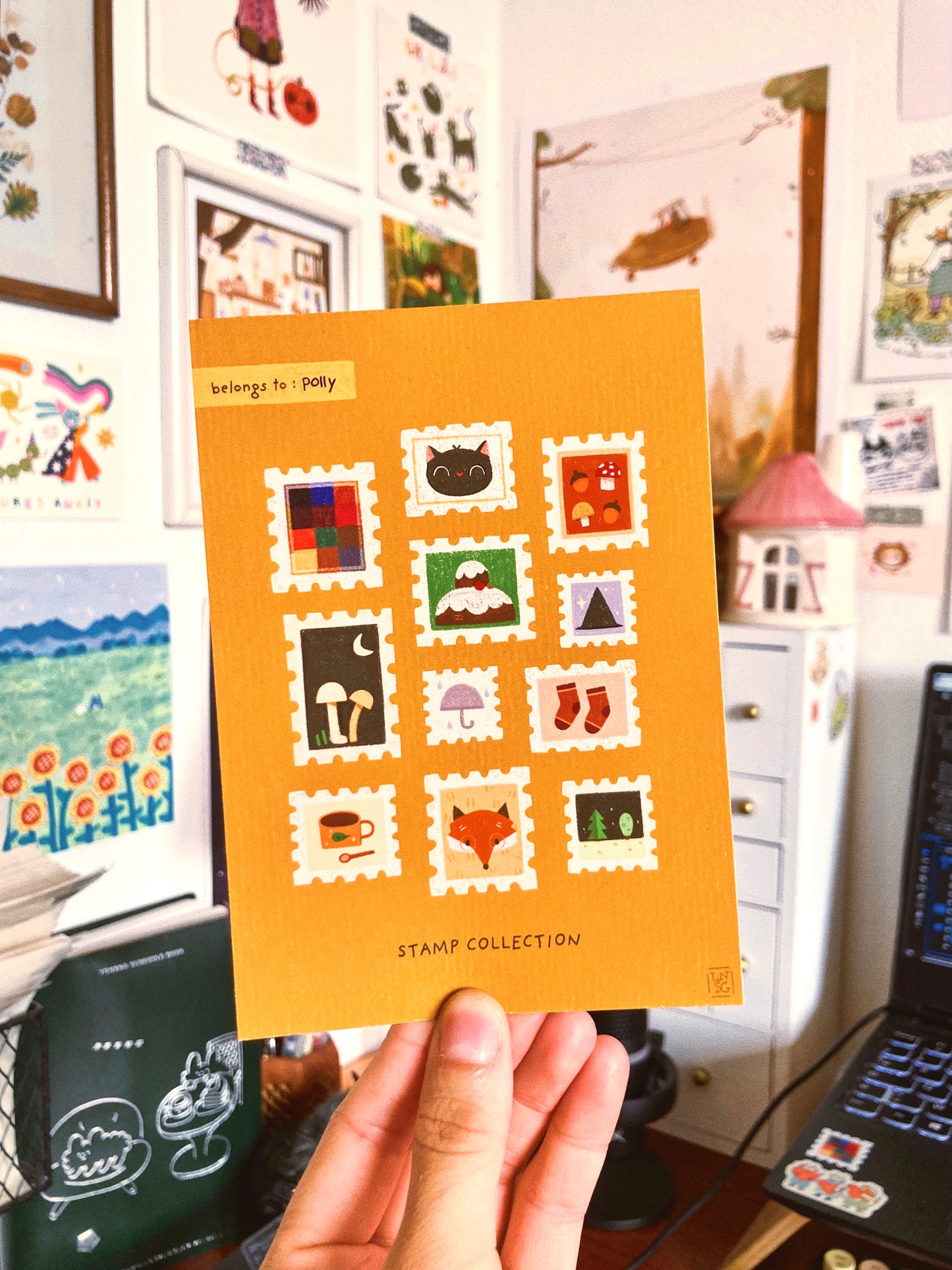 La collection de timbres de Polly (A6, A5)