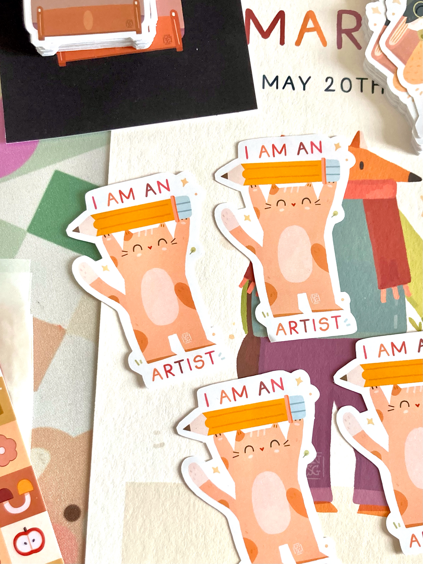 Sticker "I am an artist"