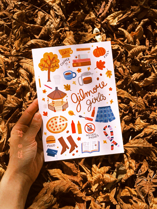 Illustration "Gilmore Girls" (A6, A5, A4)