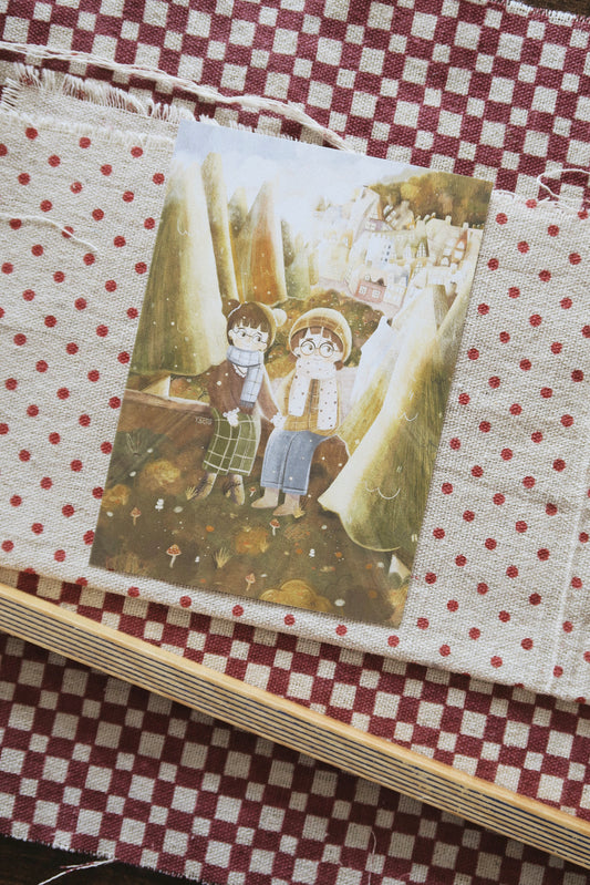 Carte postale « When autumn springs »