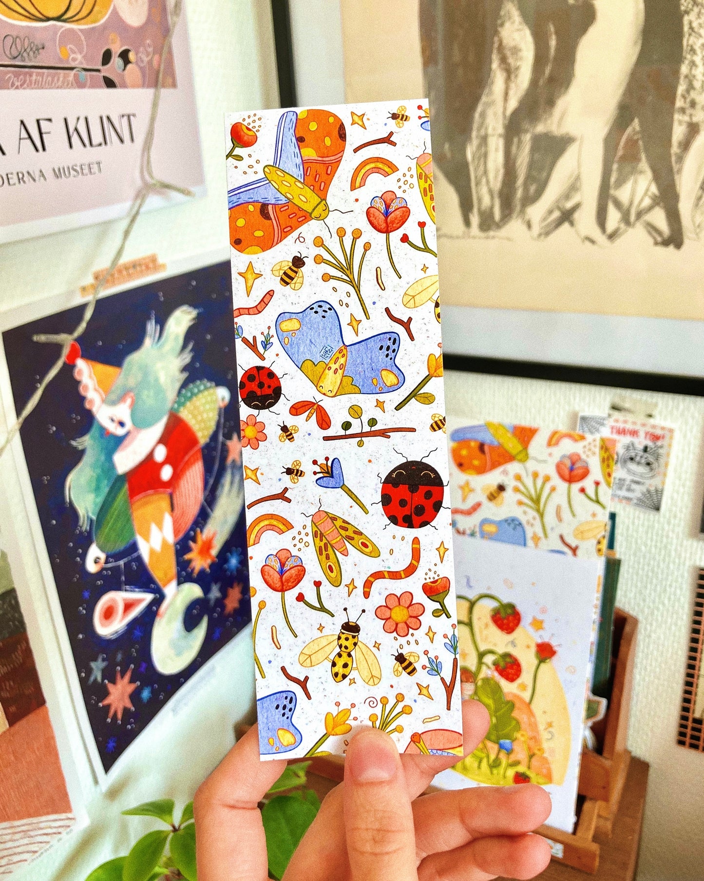 Marque-page Motif printanier