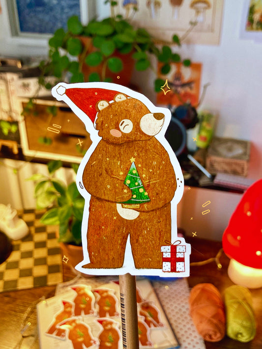 Sticker “L’ourson de Noël”
